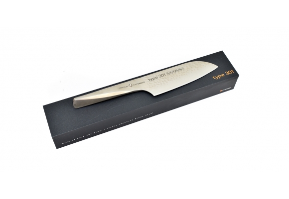 Nóż Chroma typ 301 Tsuchime Santoku 178