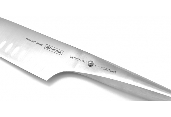 Nóż Chroma typ 301 Santoku szlif kulowy 178