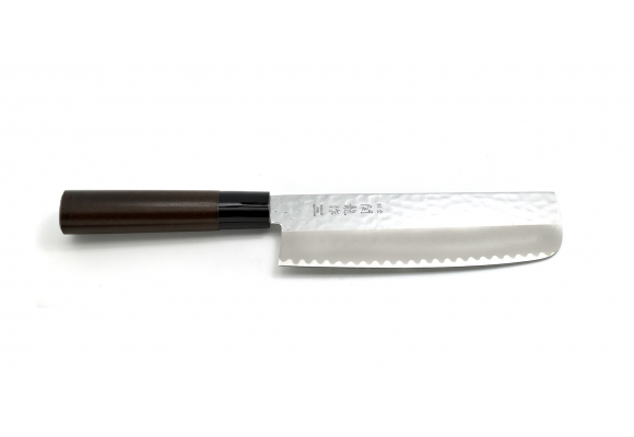 Komplet noży Sekiryu Brown Yanagi Santoku Nakiri Deba